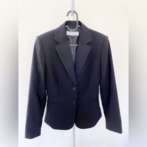 Tahari ASL Two-Button Blazer in Black